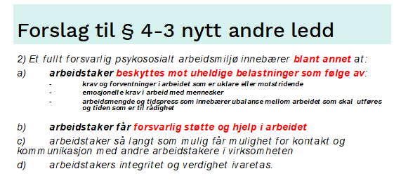 VO dag Arbeidsmiljøloven4 3 endring